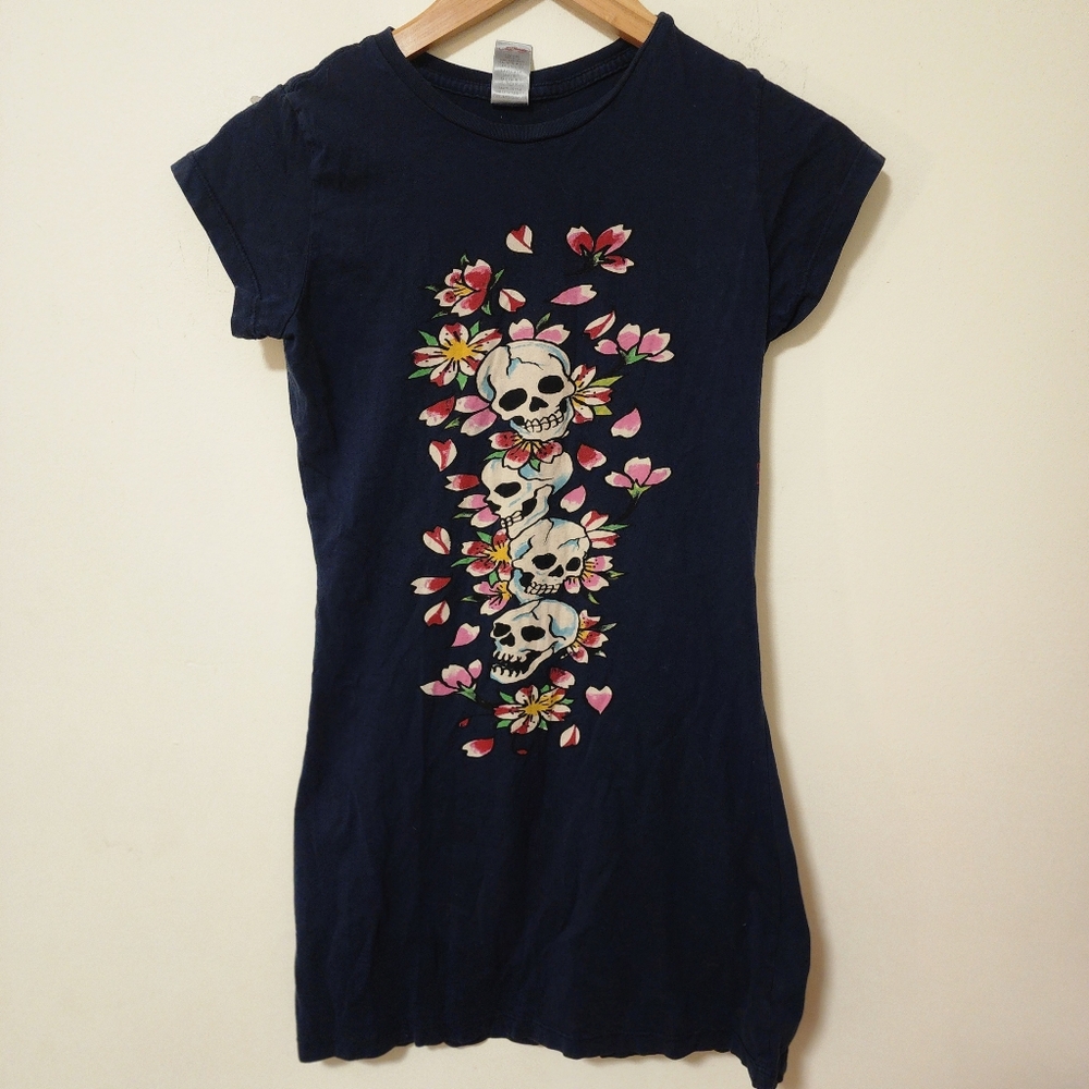 Ed Hardy Navy Graphic T-Shirt